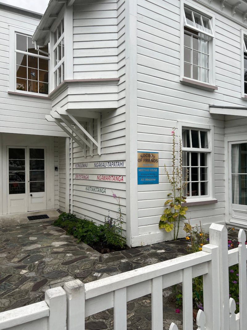 Nelson Quakers building entrance